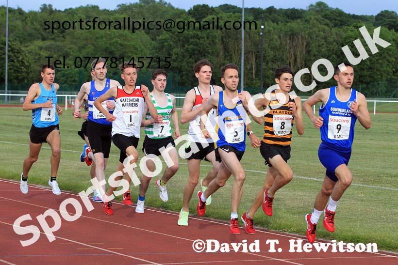 The 1500 metres, 2022 BMC Chester le Street. Photo: David T. Hewitson/Sports for All Pics